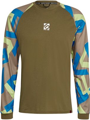 Five Ten TrailX Long Sleeve Tee - ocus Olive-Orbit Green - XL, ocus Olive-Orbit Green